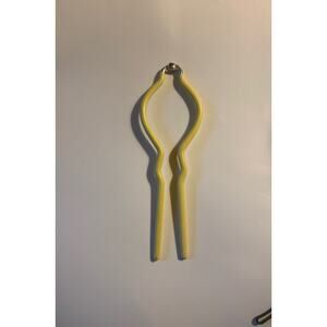 Vintage Wrench Two Sizes Jar Opener Yellow